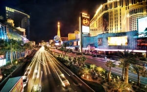 The Las Vegas Strip at Night. (Image: Mrwallpaper.com)