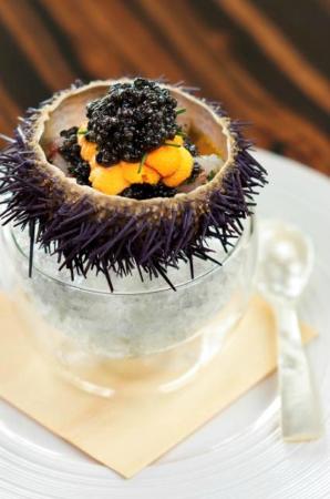 sea urchin at Waku Ghin