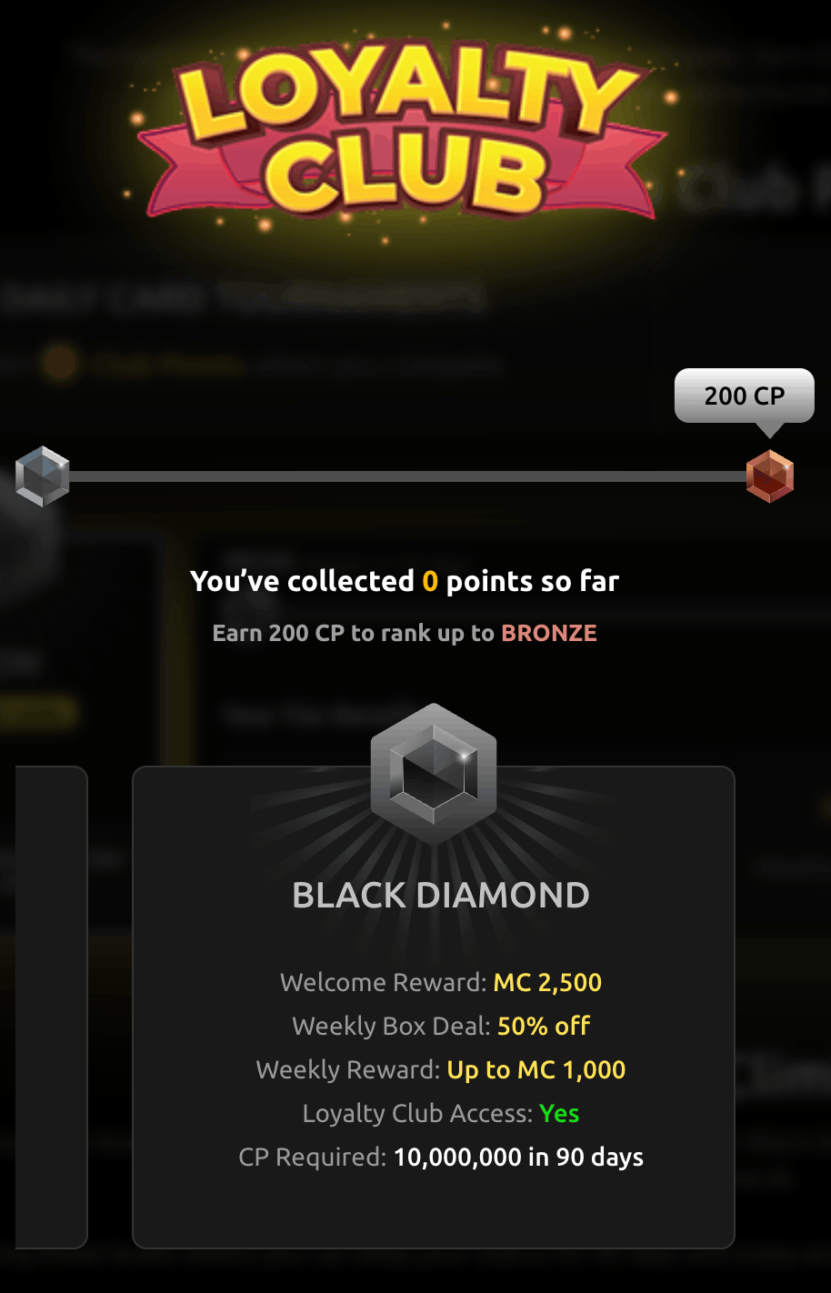 card crush loyalty rewards