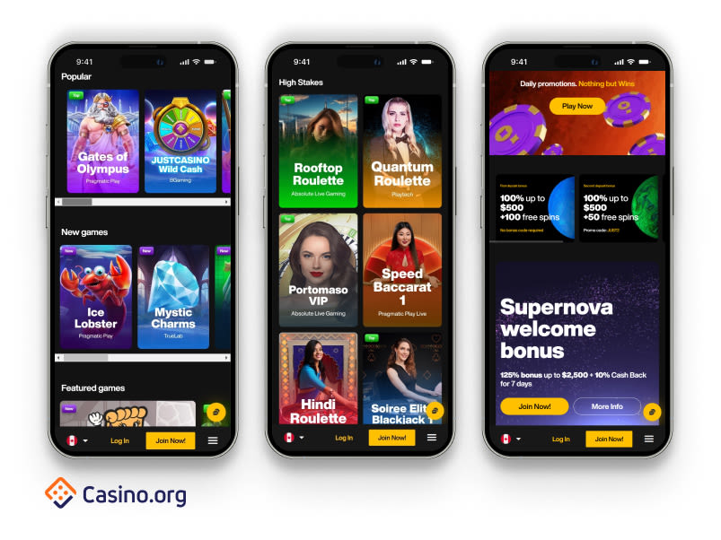 JustCasino app