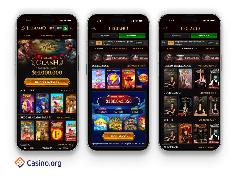 Legiano mobile screenshot