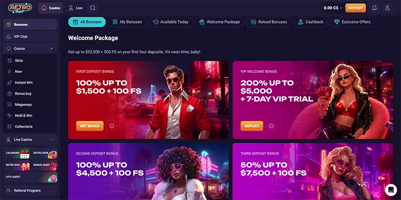 www.retrobet.com en-CA promotions