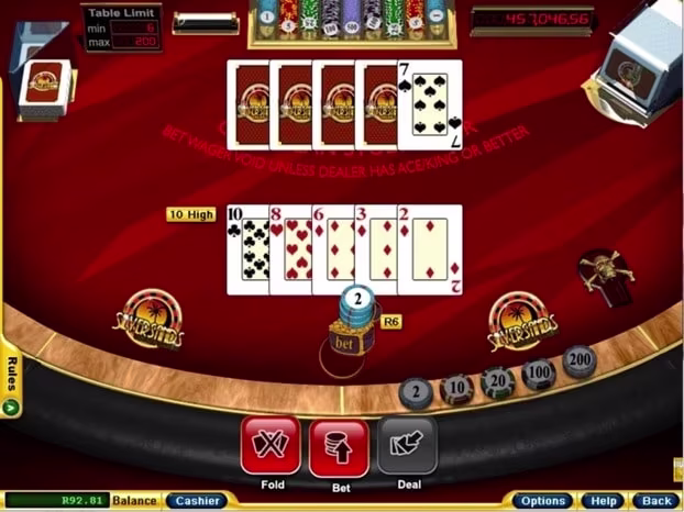 Caribbean poker Play at Silver Sands Thumbnail