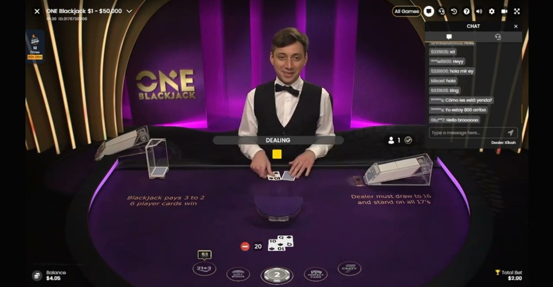One Blackjack