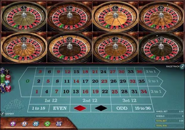 Hippodrome multi-wheel roulette
