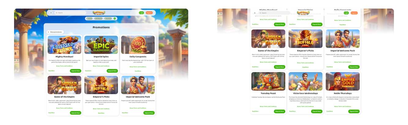 Imperial Wins promotions image