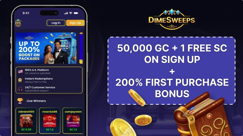 dimesweeps promo casino
