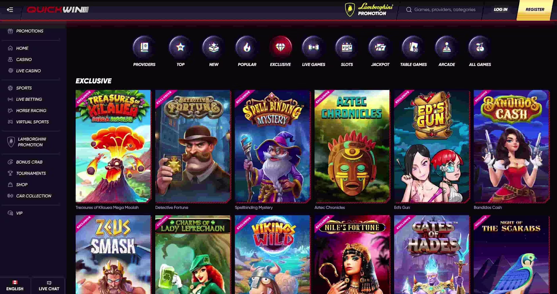 QuickWin Casino Games