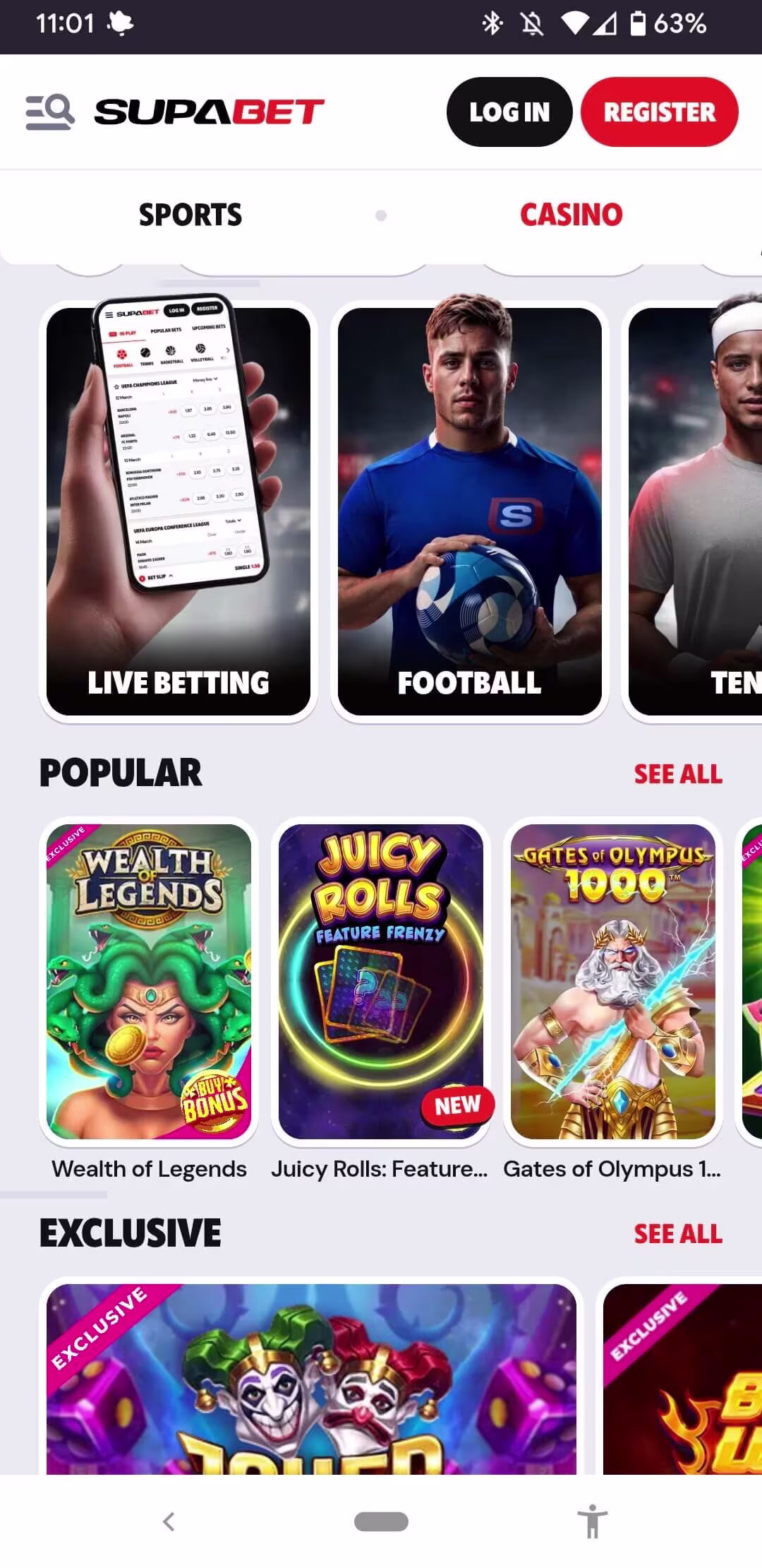 Supabet sports mobile