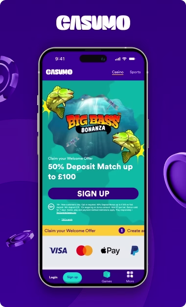 Casumo bonus 1