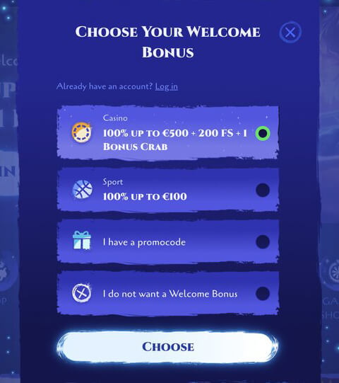 Spinight sign up bonus