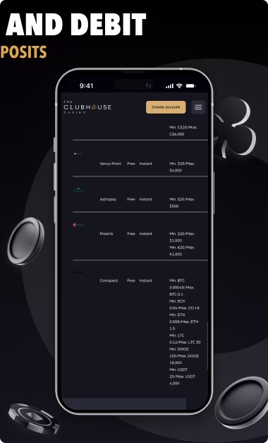 The Clubhouse Casino Debit Credit image 3