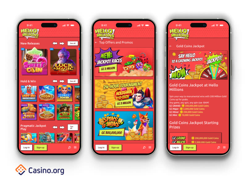 Hello Millions casino app