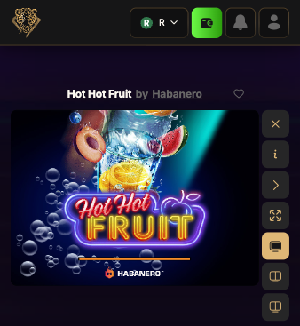 Hot Hot Fruit at Pantherbet