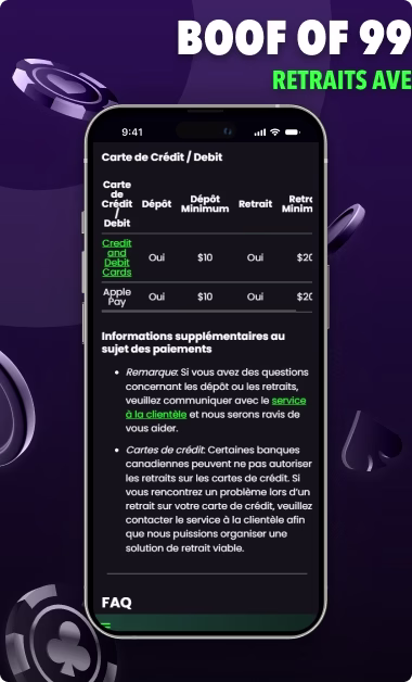 Beazt modes de paiement capture d'écran