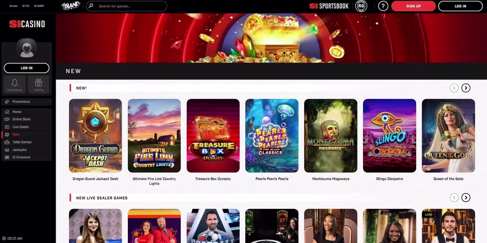 SI Casino games