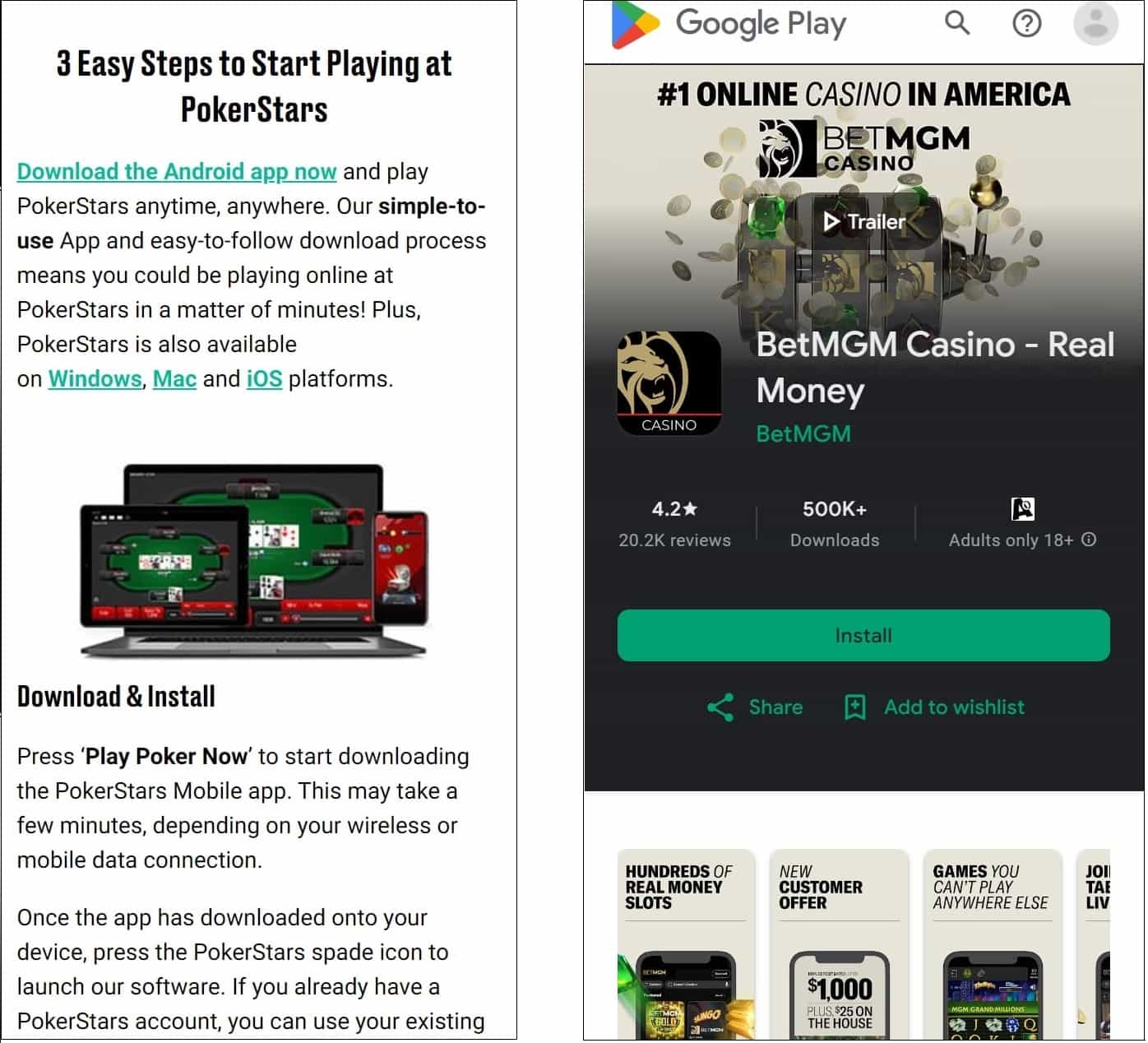 Top 10 US Android Casinos & Real Money Apps (2026)