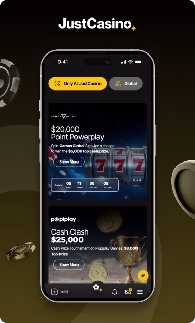 JustCasino PayPal NZ 1
