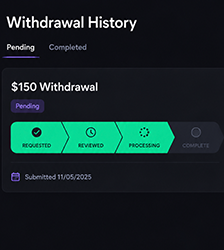 amex withdrawals