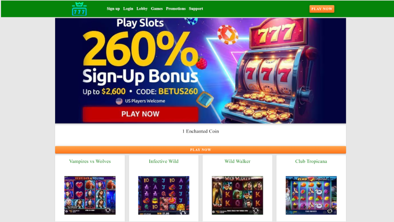 enchanted-casino-sweepstakes-casino-1