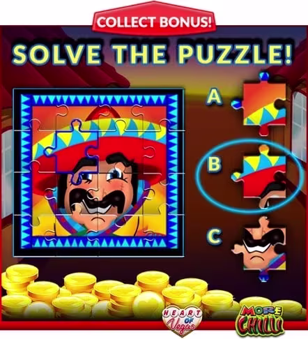 Heart of Puzzle Chilli Play at Heart Of Vegas