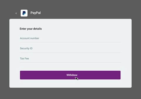 Withdrawal Paypal Step 3