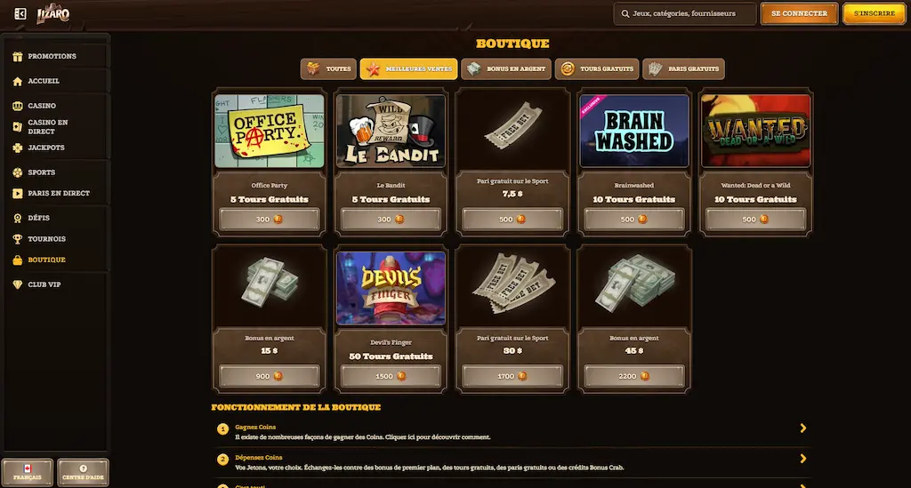 Meilleurs bonus de casino en ligne du Canada en 2026 🪙