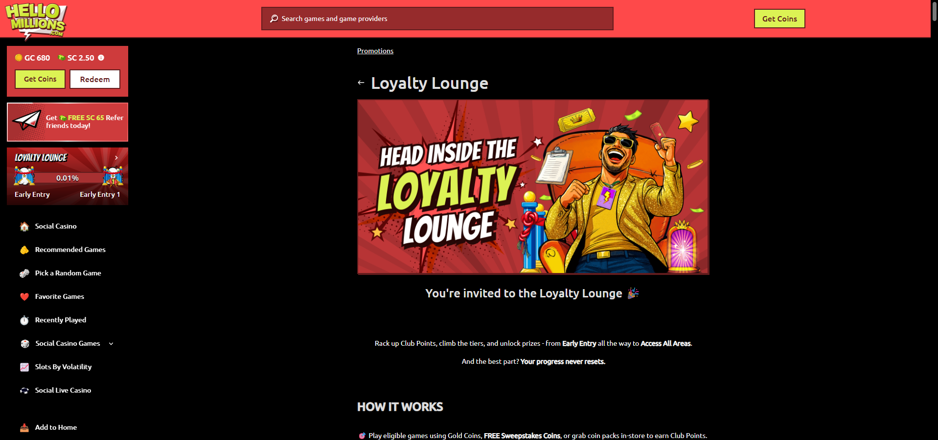 Loyalty Lounge