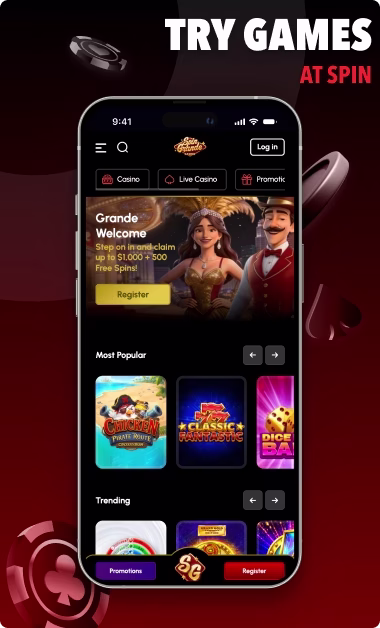 Spin Grande free games 2
