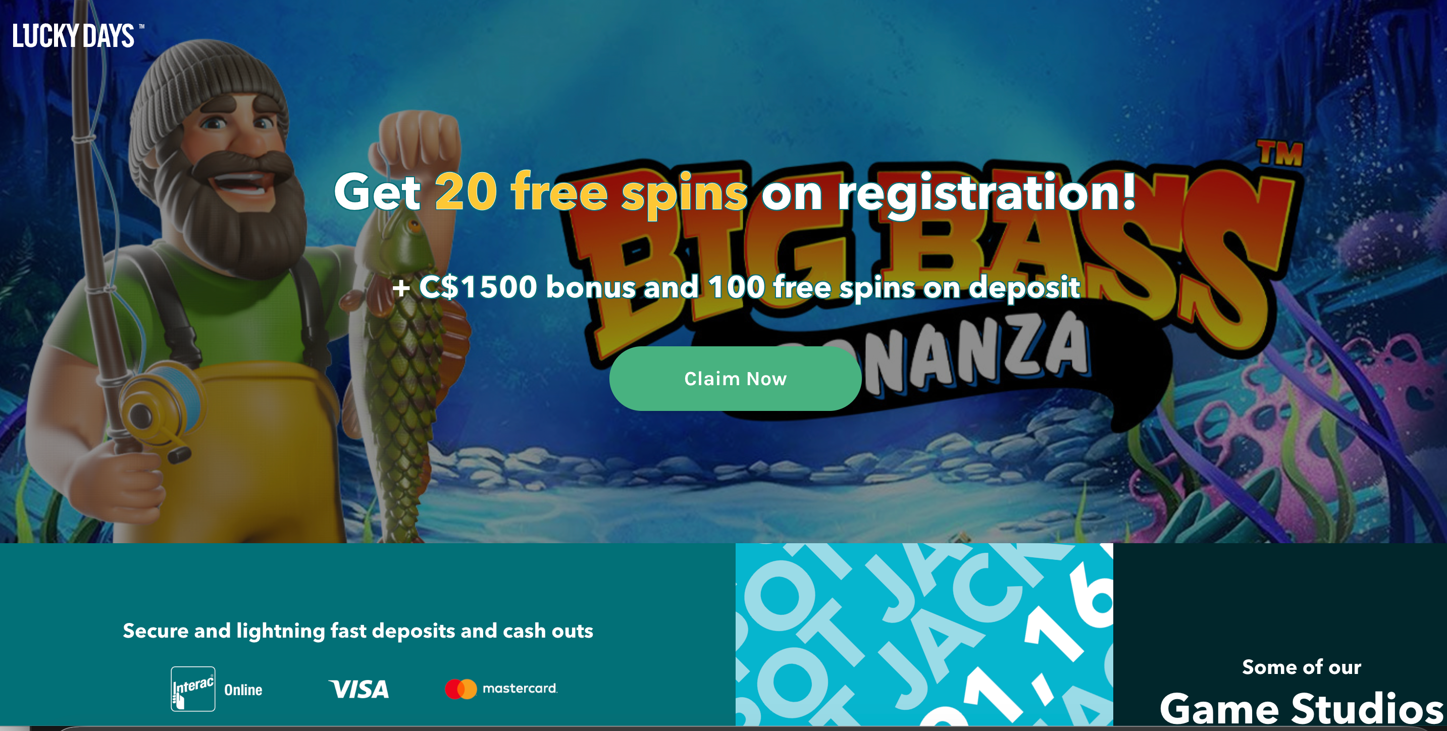 Lucky spins interface
