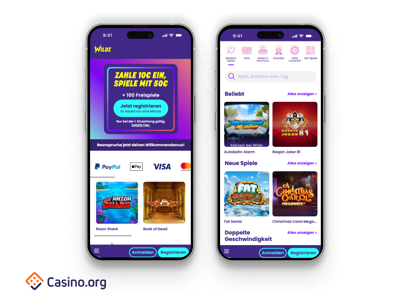 Play Casino Games | 500€ Bonus + 200 Free Spins | Wildz Casino