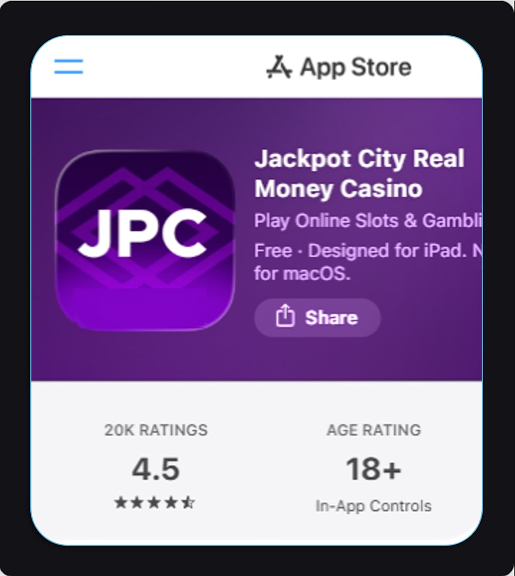 Jackpot City ZA app how to image