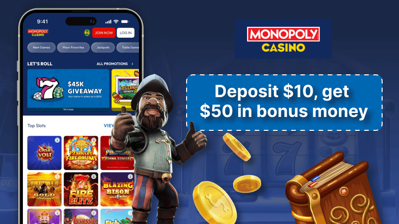 Monopoly Casino Promo Code Get Up to $50 Bonus in NJ