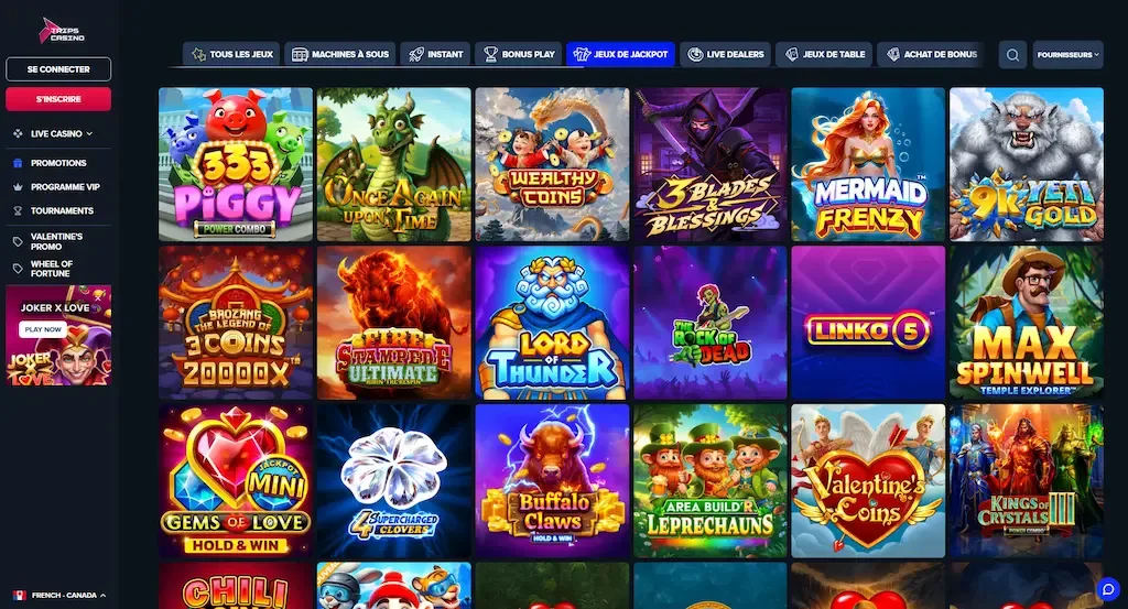 Trips casino jackpots