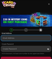 create new card crush account