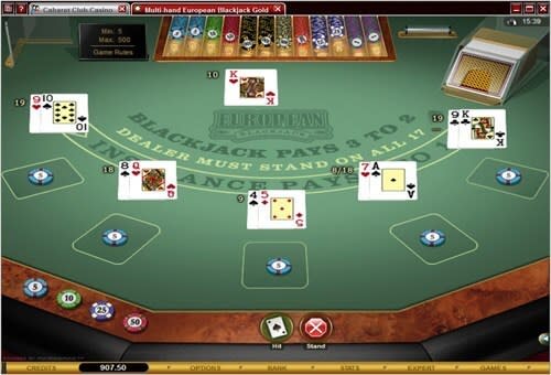 Blackjack Gameplay at Cabaret Club Thumbnail