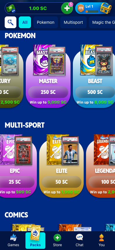 myprize packs