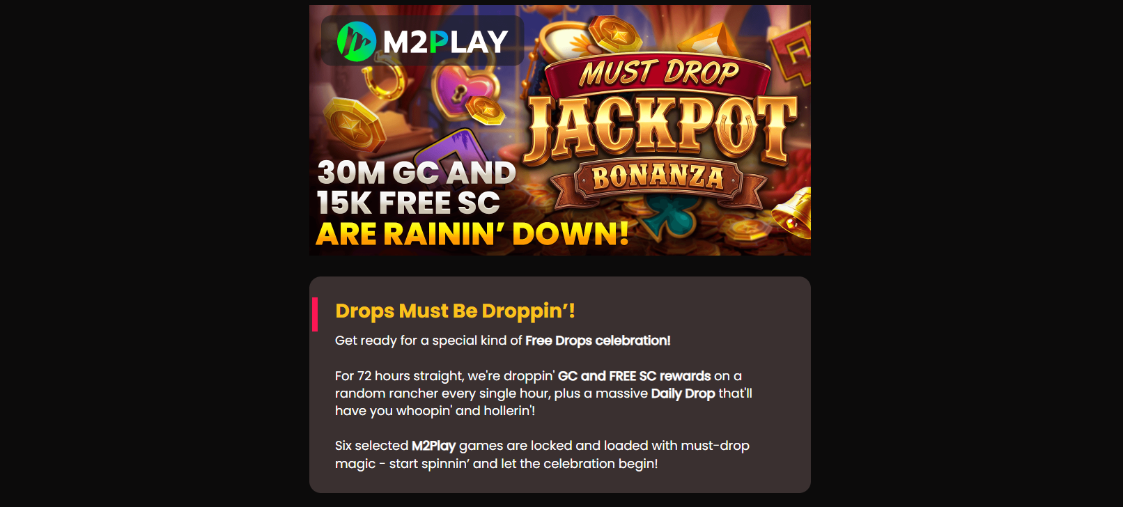 Mega Bonanza sept