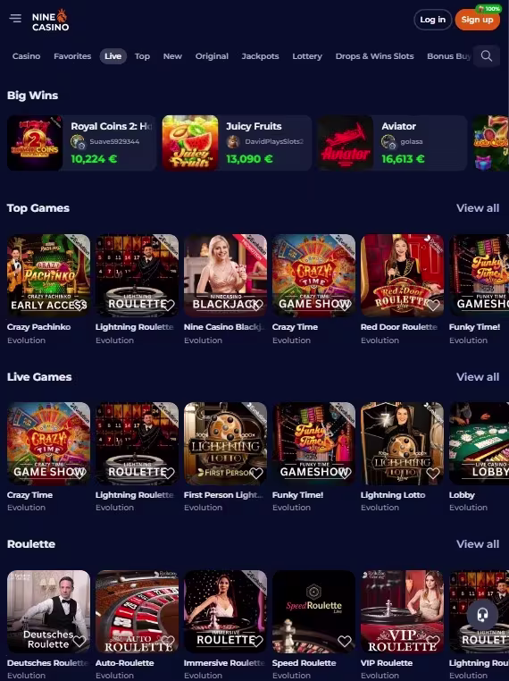 NineCasino live dealer games.jpg