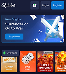 rainbet register