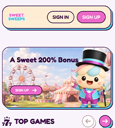 sweetsweeps sign up