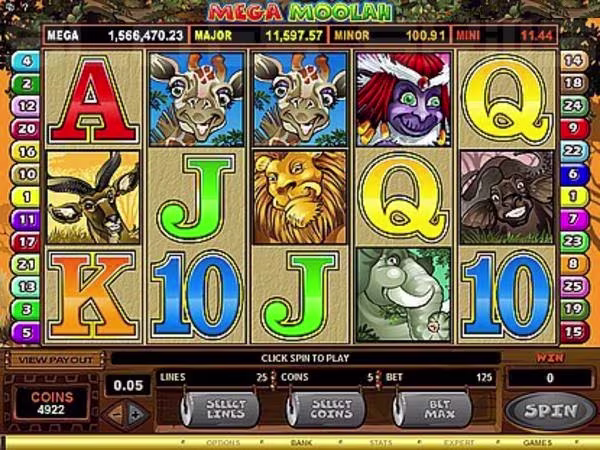 Slot Info Screenshot Mega Moolah