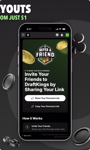 real money blackjack draftkings