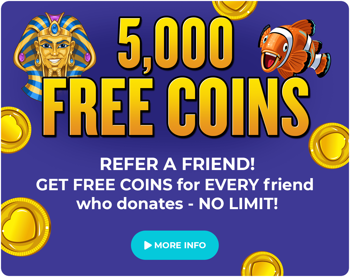 Golden Hearts Games Refer a Friend