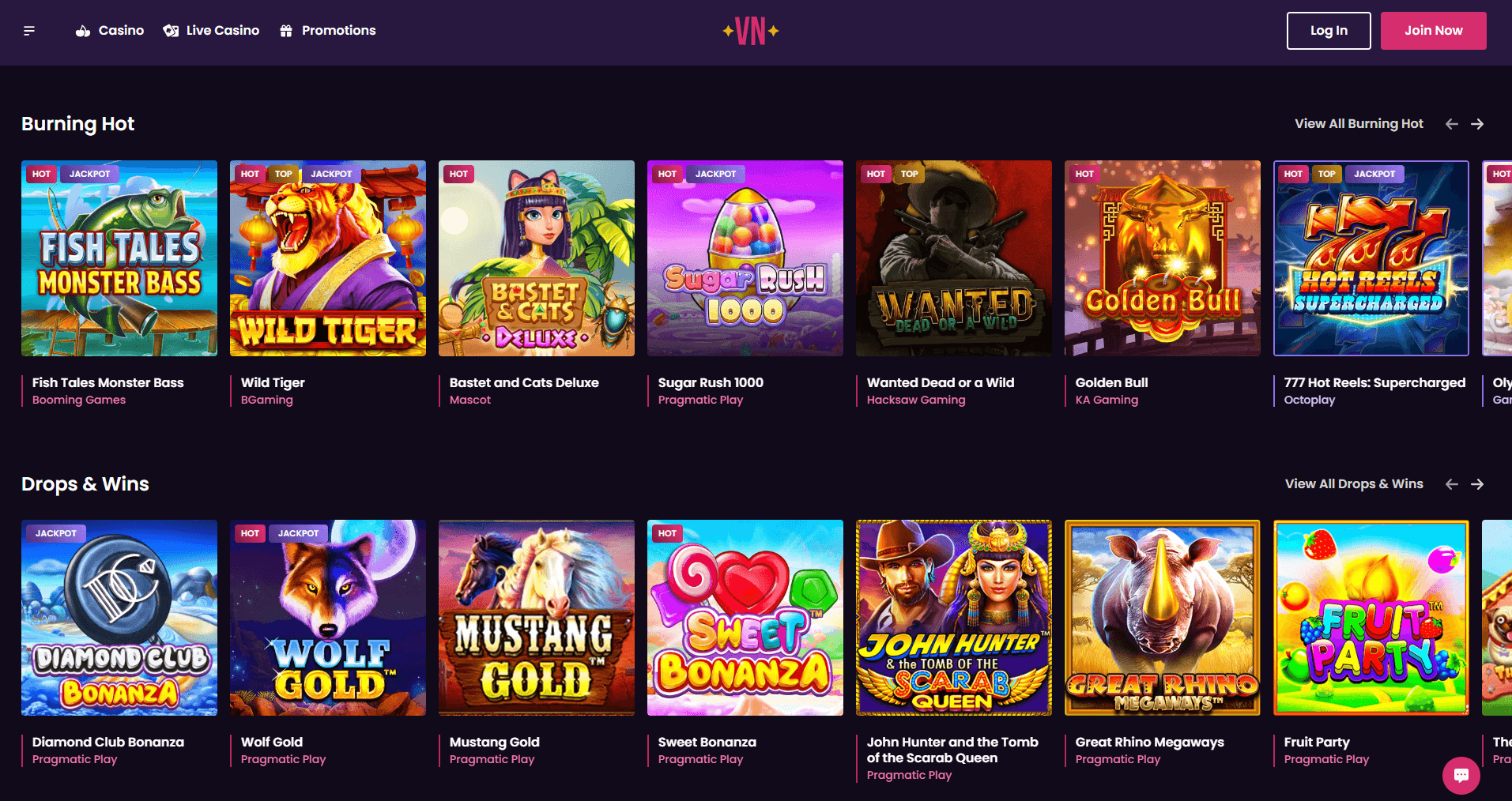 Vegas Now games.png