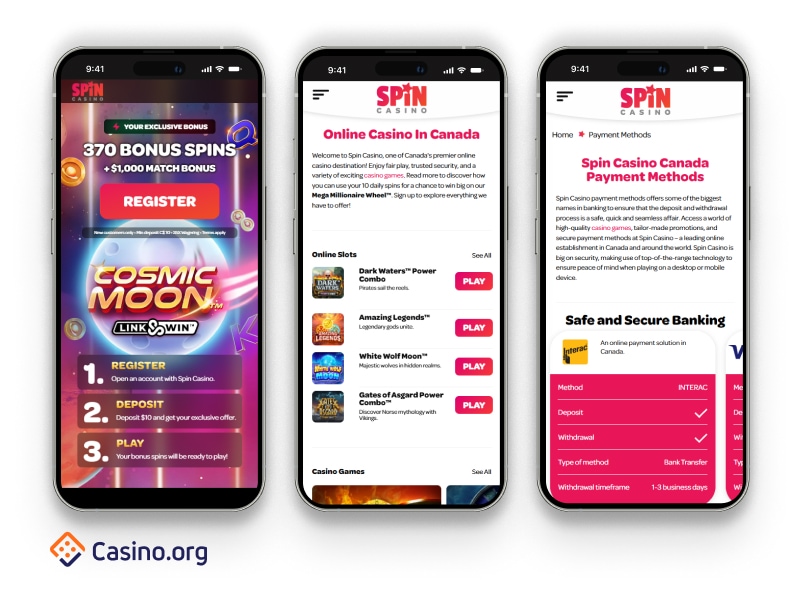Spin Casino mobile