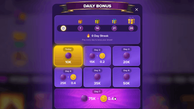 blitzmania daily bonus testing