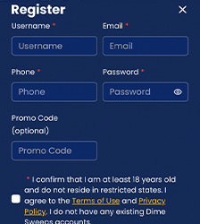 register at dimesweeps