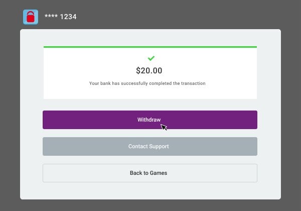Enjoy the winnings