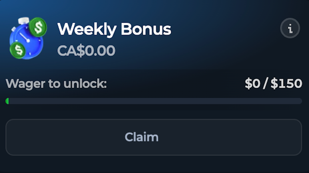 Weekly bonus